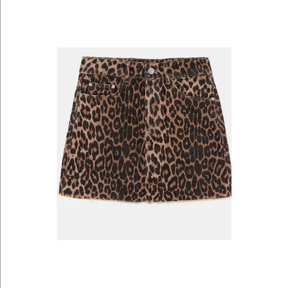 NWT zara leopard skirt 🖤🤎 - Picture 3 of 5
